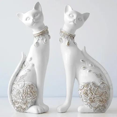 Figurine Decorative Resin Cat statue Ze BlakHom