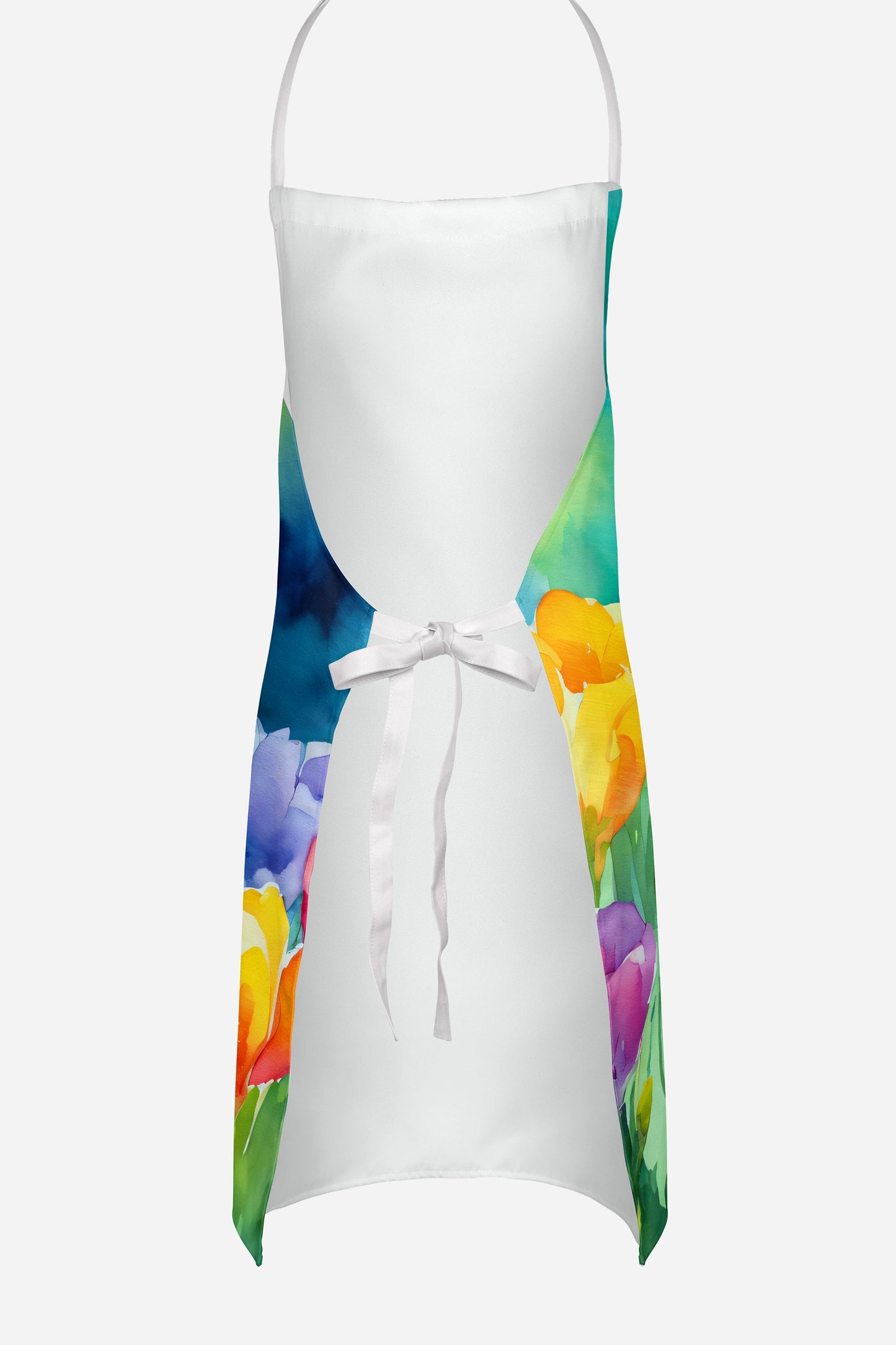 Freesias in Watercolor Apron Caroline's Treasures