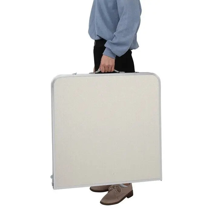 Multipurpose Indoor/Outdoor Lightweight Folding Table with Carry Handle FastFurnishings