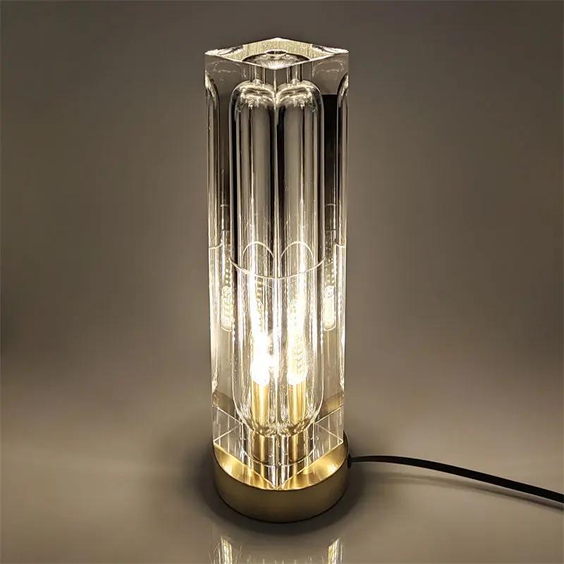 Crystal Bedside Table Lamp Lampdepot