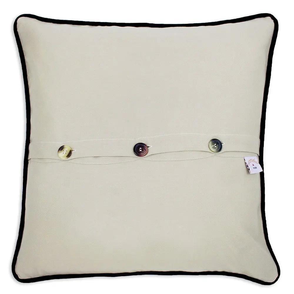 Petaluma Hand-Embroidered Pillow CatStudio