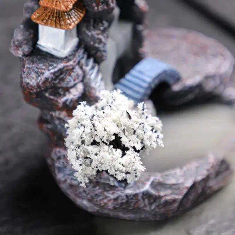 Backflow Incense Holder Waterfall Burner Home Decor OBA