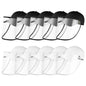 NNEAGS 10X Outdoor Protection Hat Anti-Fog Pollution Dust Protective Cap Full Face HD Shield Cover Adult Black/White-0