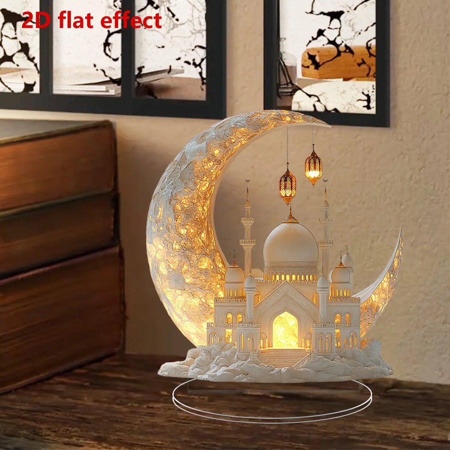 NNETM Traditional Ramadan Mosque Table Decoration Home Decor NNETM