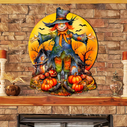 Halloween Scarecrow Holiday Door Decor by G. DeBrekht - Halloween Decor - 8652798H G. DeBrekht