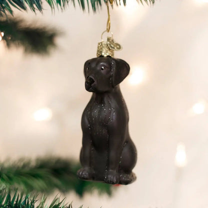 Black Labrador Ornament Old World Christmas