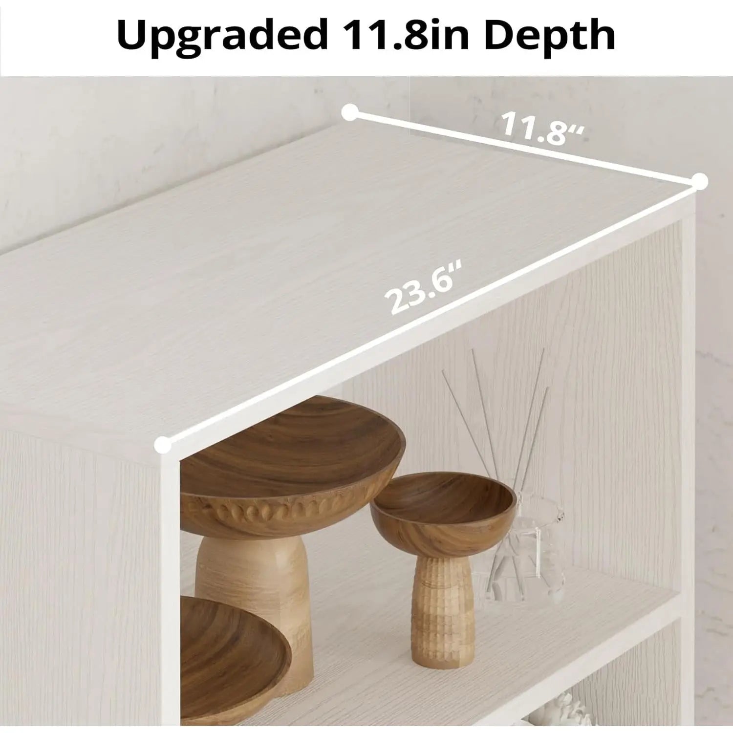 Industrial Bookshelves and Bookcases with Doors 11.8 in Depth Floor Standing 5 Shelf Display Storage Shelves Bookcase Home Decor Furniture for Home, Office, Living Room, Bedroom ShipItFurniture