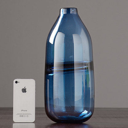 Thick Shadowy Unique Glass Vase C BlakHom