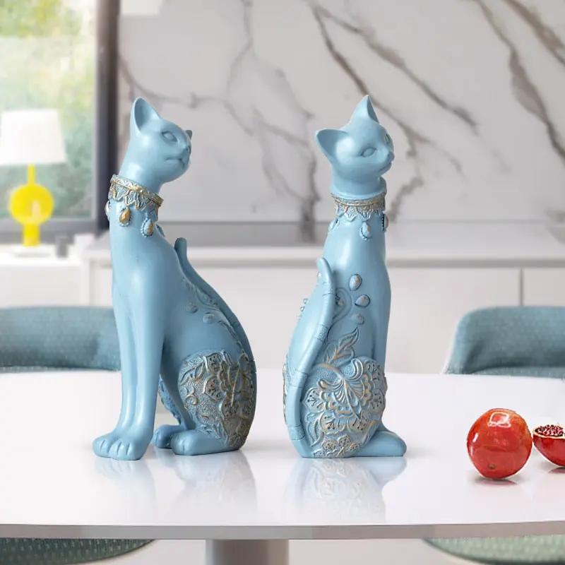 Figurine Decorative Resin Cat statue Ze BlakHom