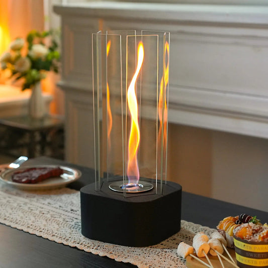 Hexagonal Ethanol-Fueled Alcohol Fireplace for Home Decor-0