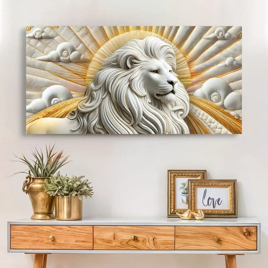 3D Majestic Lion Wall Art III Tailored Canvases