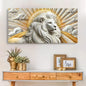 3D Majestic Lion Wall Art III Tailored Canvases