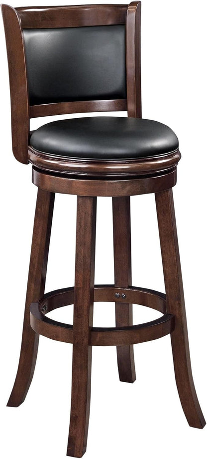 Augusta Extra Tall Bar Stool, Cappuccino ShipItFurniture