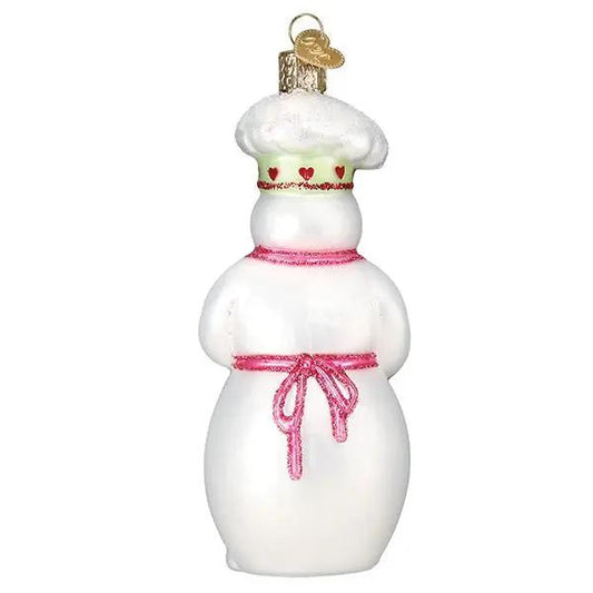 Snow Woman Chef Ornament Old World Christmas