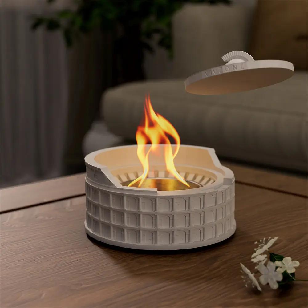 Colosseum Tabletop Fire Pit Lampdepot