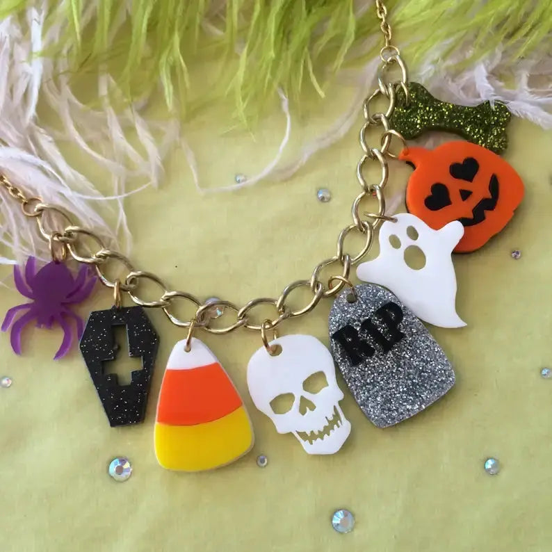 Halloween Charm Necklace I'm Your Present