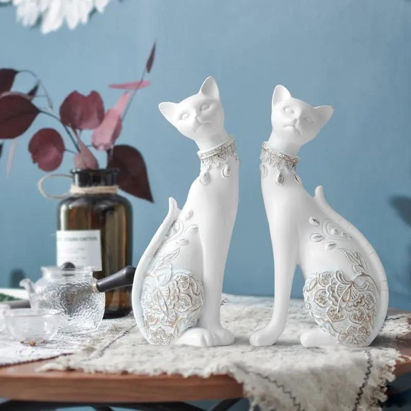 Figurine Decorative Resin Cat statue Ze BlakHom
