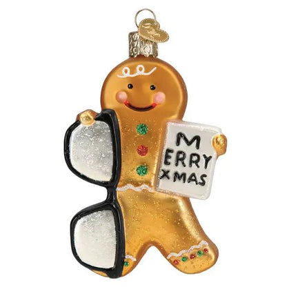 Gingerbread Optometrist Ornament Old World Christmas