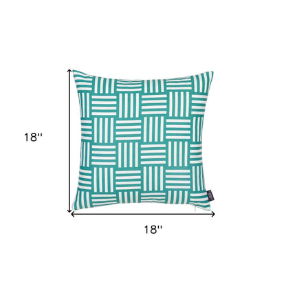 18"X18" Memphis Printed Decorative Throw Pillow Cover Homeroots