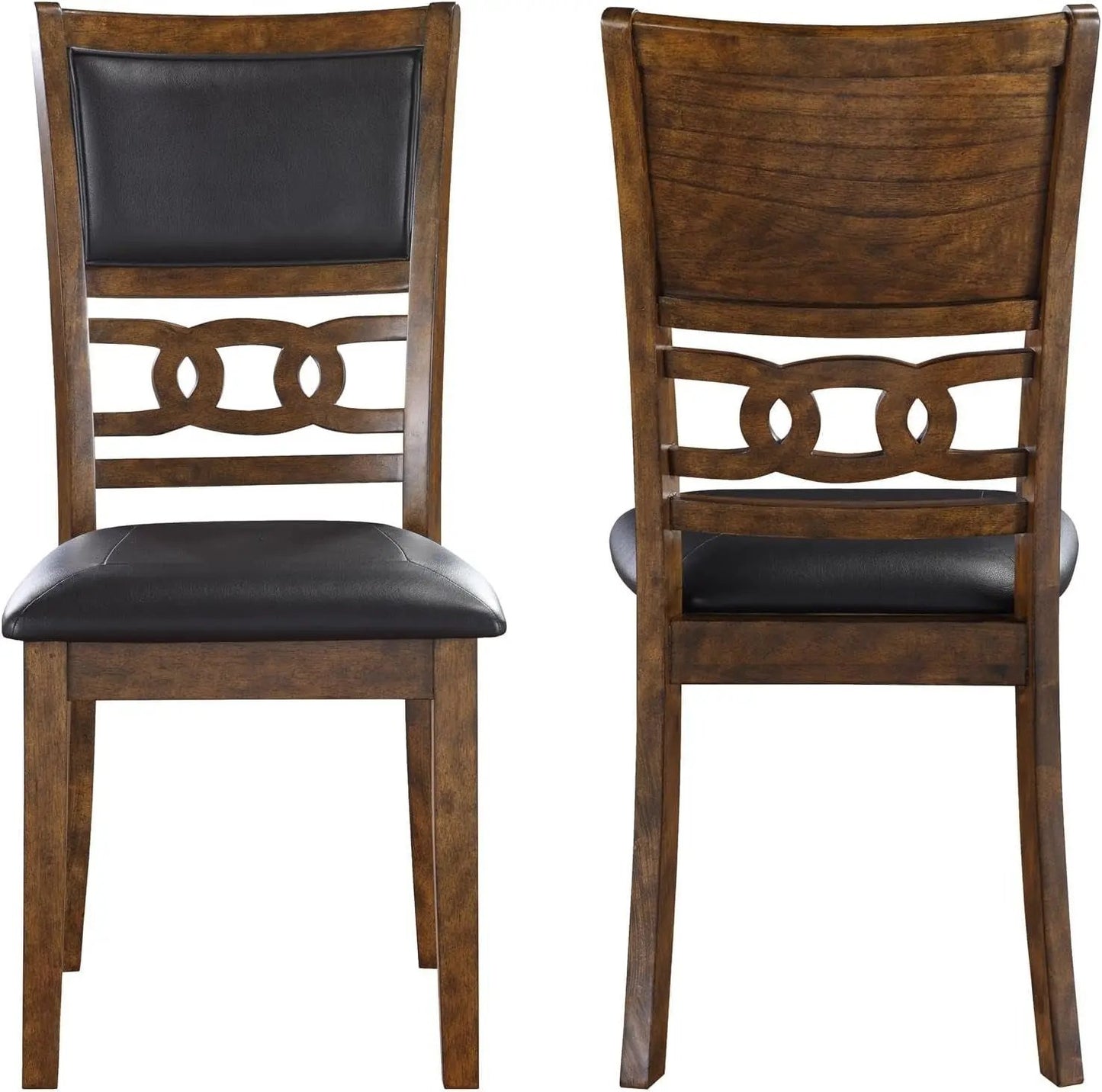 Gia Dining Chairs, Set of 2, Brown ShipItFurniture