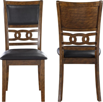 Gia Dining Chairs, Set of 2, Brown ShipItFurniture