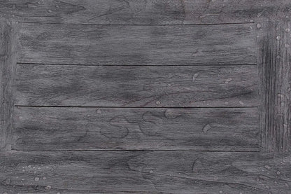 18" Gray Solid Wood Rectangular Shower Bench With Shelf Homeroots