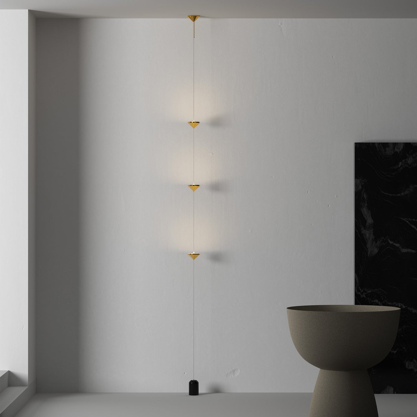 Three-headed Minimalist Floor Lamp-3