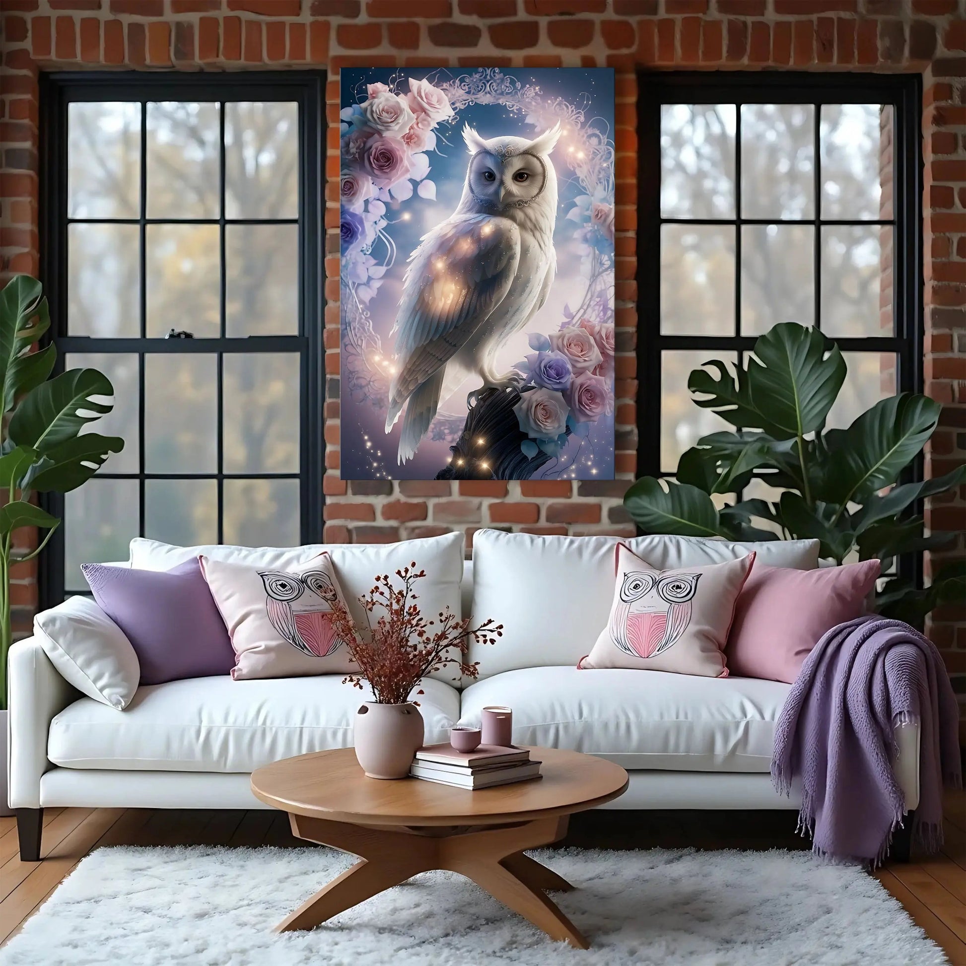 3D Owl Wall Art Tailored Canvases