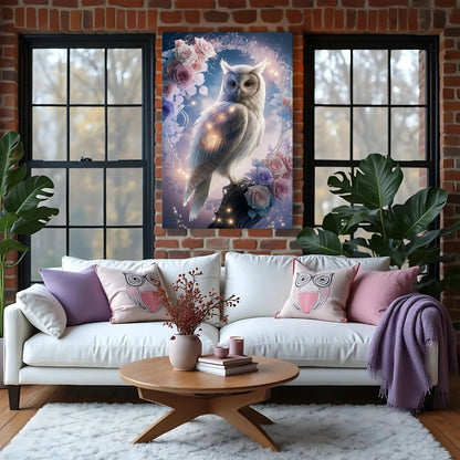 3D Owl Wall Art Tailored Canvases