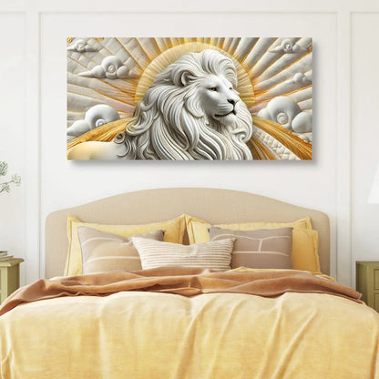 3D Majestic Lion Wall Art III Tailored Canvases