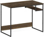 Moretti Lifestyle Study Desk, 35 Inches, Columbia Walnut-0