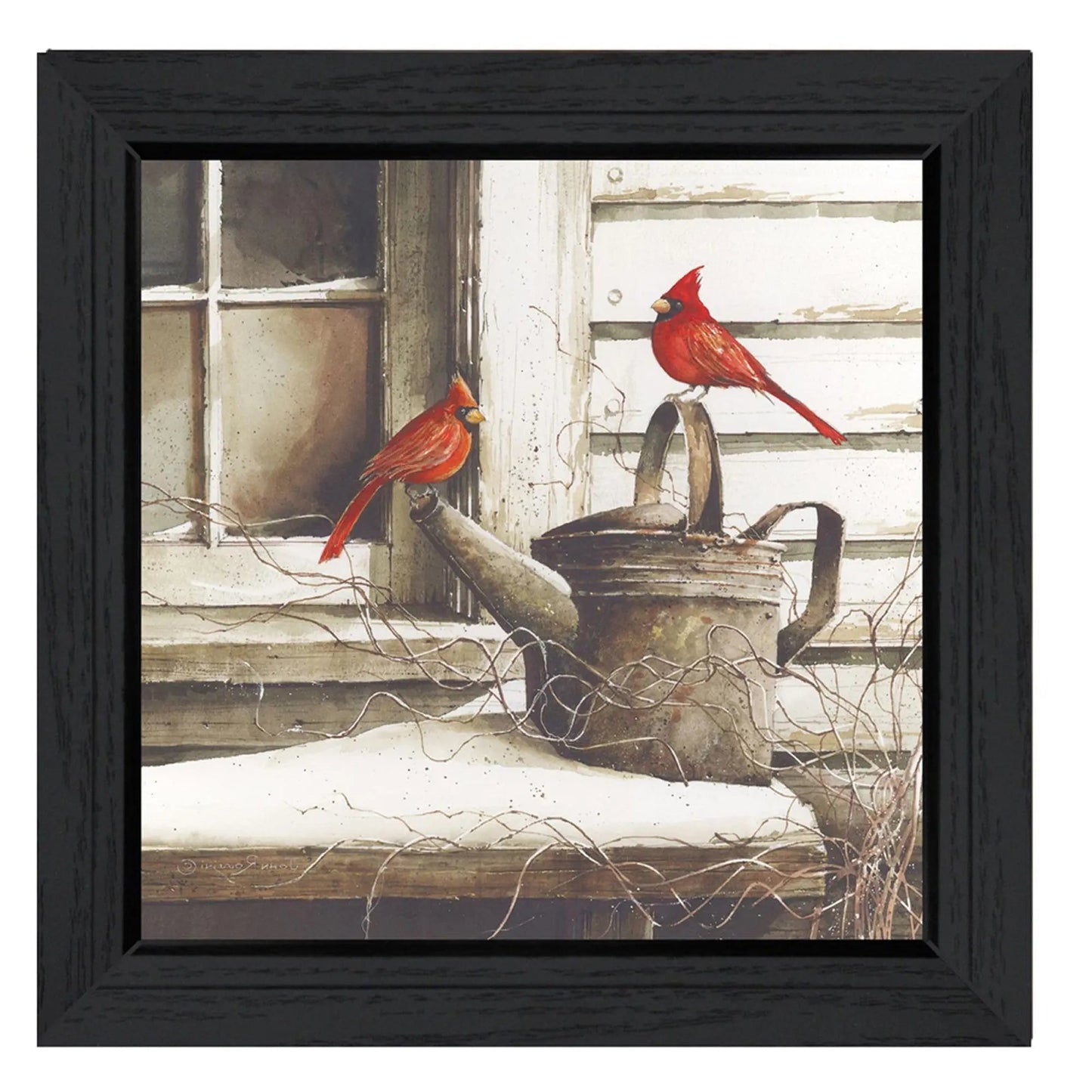 Waiting For Spring Black Framed Print Wall Art Homeroots