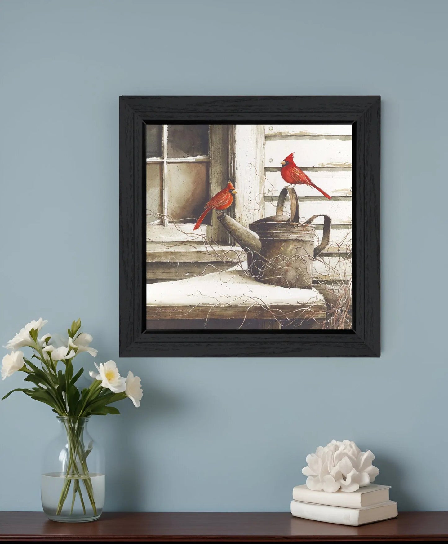 Waiting For Spring Black Framed Print Wall Art Homeroots
