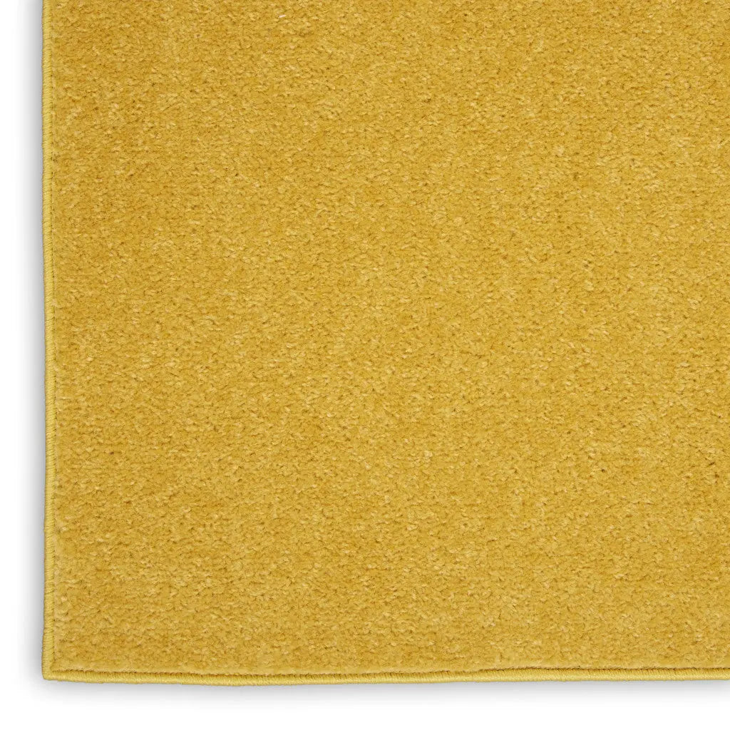 7' X 10' Yellow Indoor Outdoor Area Rug Homeroots