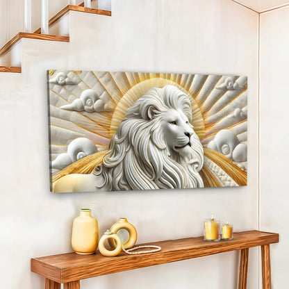 3D Majestic Lion Wall Art III Tailored Canvases