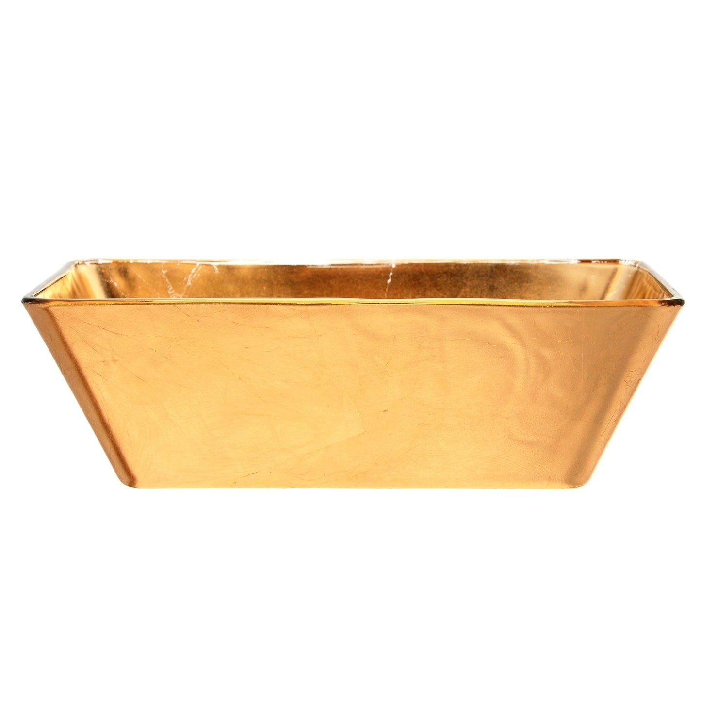 Greek Gold Gilded 13" Rectangular Bowl M BlakHom