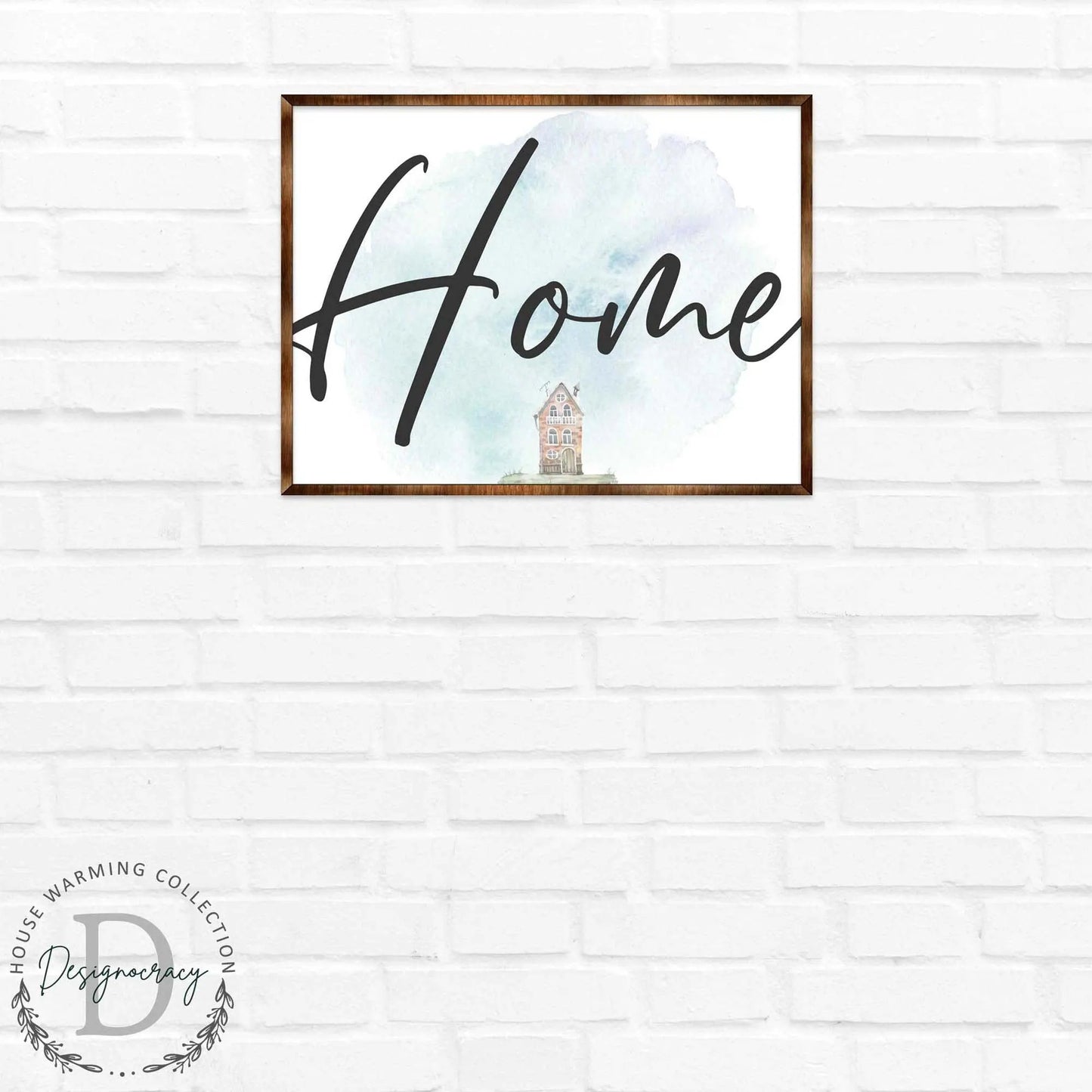 Home - Wooden Housewarming Gift - Contemporary Decor - Wall Decor - Farmhouse Sign - 310338-3