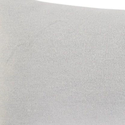 14" X 36" Light Gray Cotton Throw Pillow Homeroots