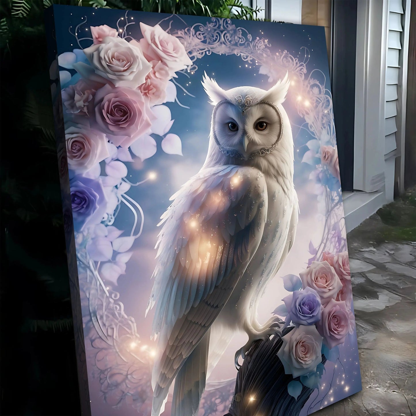 3D Owl Wall Art Tailored Canvases