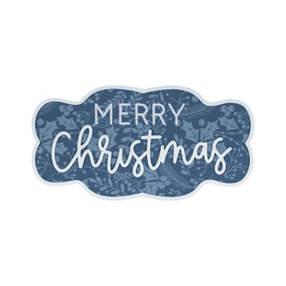 Set of Two Blue And White Christmas Home For The Holidays Wood Wall Decor-3