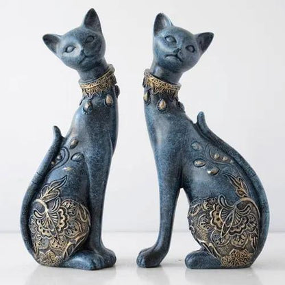 Figurine Decorative Resin Cat statue Ze BlakHom