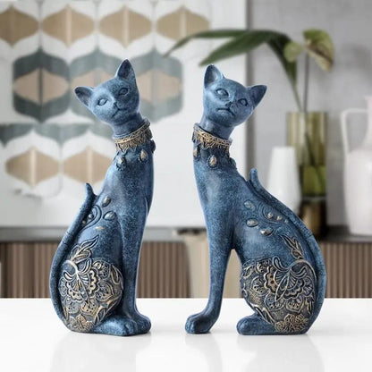 Figurine Decorative Resin Cat statue Ze BlakHom