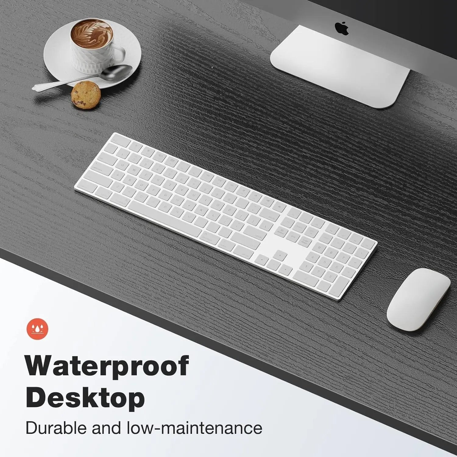 Computer Small Office Desk 40 Inch Writing Study Work with Storage Bag, Headphone Hooks, Home Simple Modern Wood Kids Student Table - Black ShipItFurniture