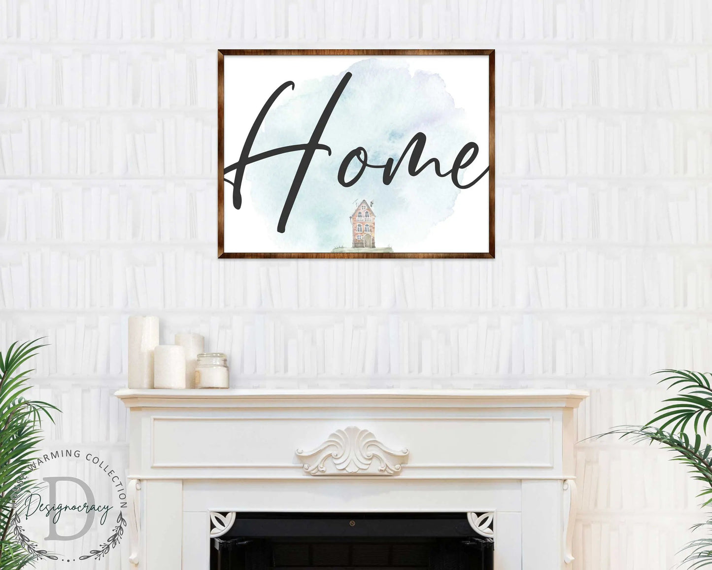 Home - Wooden Housewarming Gift - Contemporary Decor - Wall Decor - Farmhouse Sign - 310338-0