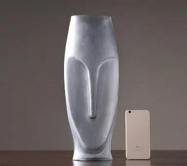 European Creative Modern Face Glass Vase C BlakHom