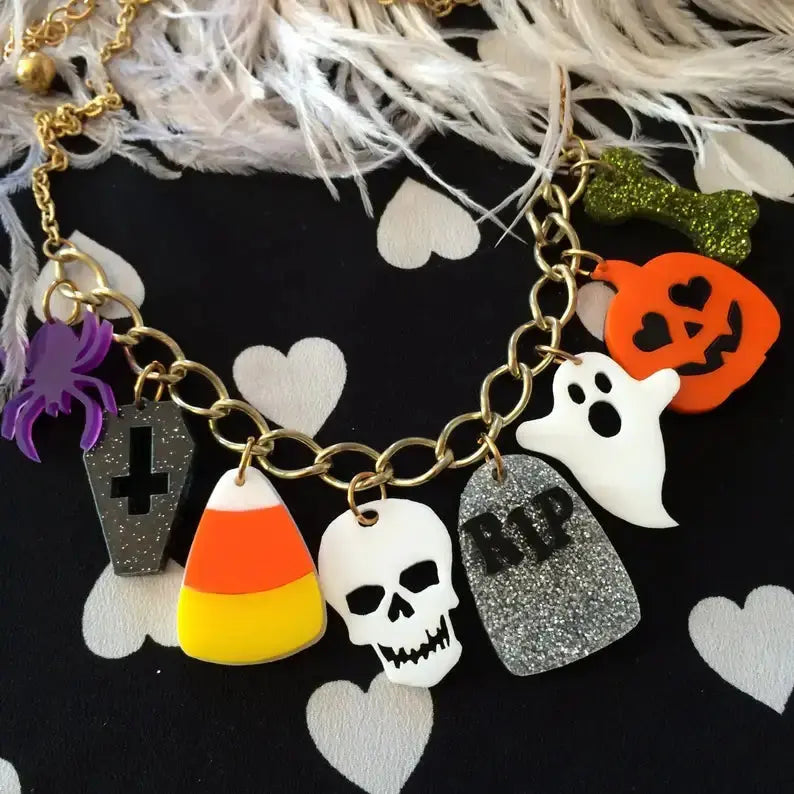 Halloween Charm Necklace I'm Your Present