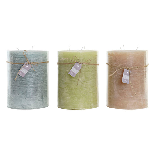 Candle DKD Home Decor Vanilla Wax (3) (3 Pieces) DKD Home Decor
