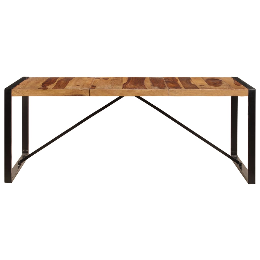 vidaXL Dining Table 78.7"x39.4"x29.5" Solid Sheesham Wood VidaXL