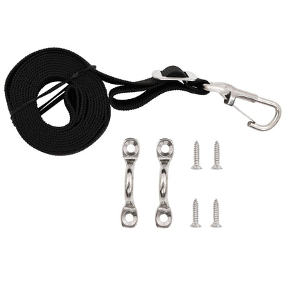 vidaXL Bimini Top Straps 2 pcs Fabric and Stainless Steel VidaXL