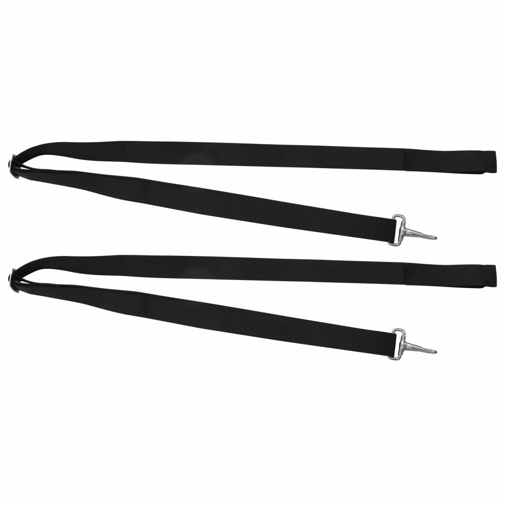 vidaXL Bimini Top Straps 2 pcs Fabric and Stainless Steel VidaXL